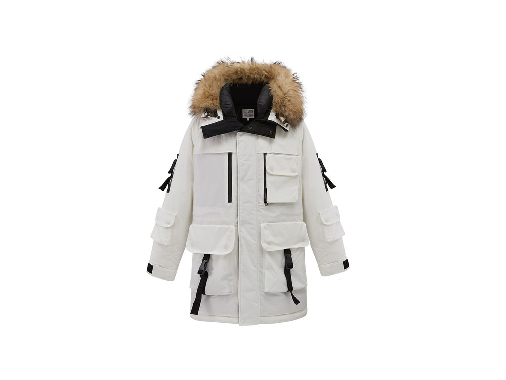 Chaquetas Palladium PREMIUM DOWN JACKET Hombre Blancas | Costa Rica-40319